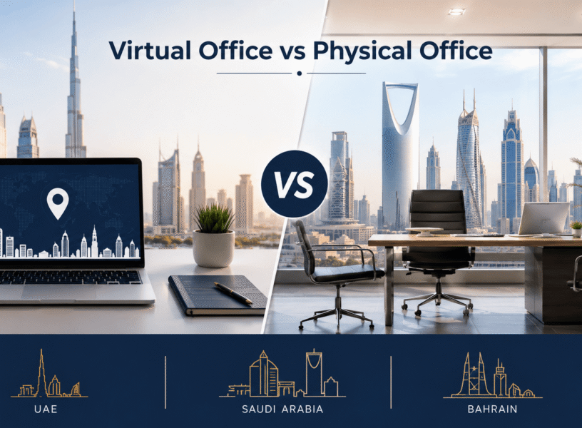 Virtual Office vs Physical Office in UAE, Saudi Arabia, and Bahrain